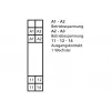 METZ CONNECT KRA-S-F8/21 galios relė 24V DC 8A SPDT pilka DIN bėgiui 11070613