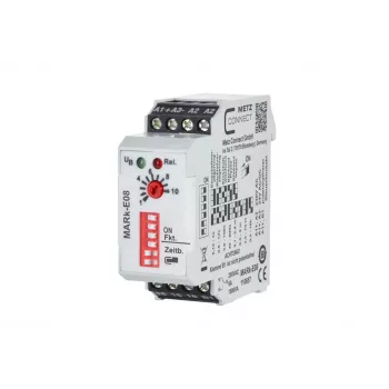 METZ CONNECT 110657 Galios relė balta 24V AC/DC 2 CO 16A DIN bėgiui