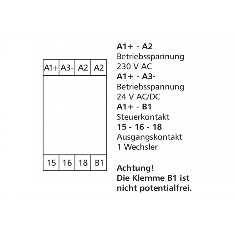 METZ CONNECT 110657 Galios relė balta 24V AC/DC 2 CO 16A DIN bėgiui