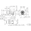 METZ MMT471A315-0004 PCB lizdas, 8 kontaktų, 2,54 mm žingsnis, THT, tiesus