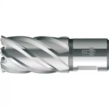 BDS HSS standartinis žiedinis grąžtas 12,0 mm skersmens, 30 mm gręžimo gylio, Weldon kotu (KBK-012)