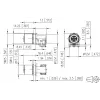 METZ Connect MMT471A315 8 polių PCB gnybtų blokas, 3,5 mm žingsnis, varžtinis sujungimas, žalias
