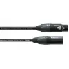 Cordial CPM 3 FM XLR mikrofono kabelis, 3 m, juodas, 11037