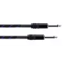Cordial 14770 Mono Jack Garso Kabelis 6,3mm TS - 6,3mm TS 5m Juodas/Mėlynas Tekstilinis
