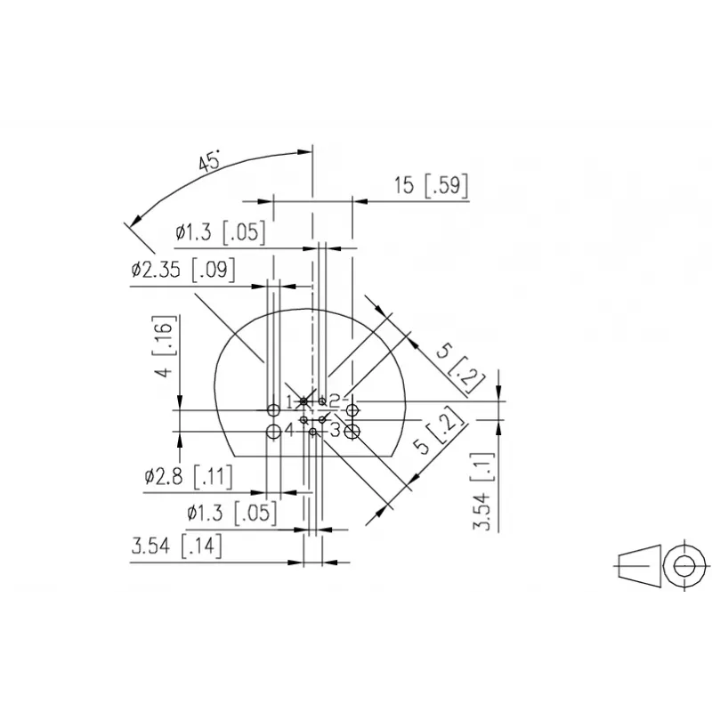METZ MMT471A115 PCB lizdas, 4 polių, 3,5 mm žingsnio, žalias