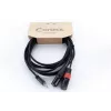 Cordial EY 1.5 WMM XLR Y-adapterio kabelis - 3,5 mm TRS į 2x XLR male, 1,5 m 14871