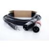 Cordial EY 1.5 WMM XLR Y-adapterio kabelis - 3,5 mm TRS į 2x XLR male, 1,5 m 14871