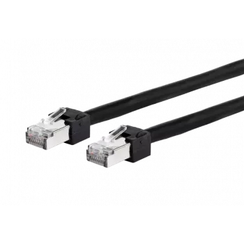 METZ CONNECT 13084V1500-E Cat6 S/FTP tinklo kabelis, RJ45, 1,5 m, juodas