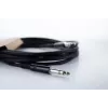 Cordial 14816 stereo jack audio kabelis 6,3mm TRS į 6,3mm TRS, 1,5m, juodas, vytos poros, PVC