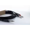 Cordial 14876 Audio Y-Adapter Cable 6,3 mm stereo jack į 2x 6,3 mm mono jack 1 m juodas