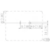 METZ OpDAT ADT VIK 2xLC-D OM4 optinio tinklo lizdas, Pure White RAL 9010, 1501107H02HC
