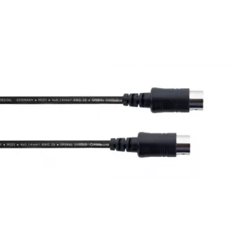 Cordial MIDI jungties kabelis 1,5 m juodas (14895)