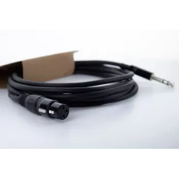 Cordial EM 3 FV XLR į 6,3 mm TRS Jack kabelis 3 m juodas 14822