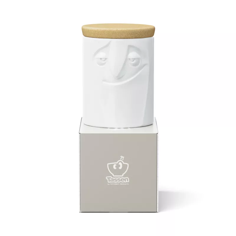 FIFTYEIGHT PRODUCTS Charmant porcelianinis laikymo indas 1700 ml, baltas