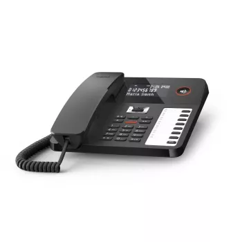 Gigaset DESK 800A juodas laidinis stalinis telefonas su atsakikliu