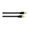 Cordial 15539 CAT 5e S/UTP RJ45 tinklo kabelis, 10 m, juodas PUR apvalkalas, Gigabit Ethernet