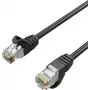 Flexline FL31-39485 Cat.7 S/FTP PUR tinklo kabelis, RJ45, 30m, juodas