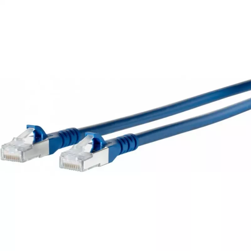 METZ CONNECT 1308450344-E Cat6a S/FTP tinklo pataisos kabelis, 0,3 m, mėlynas