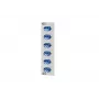 METZ BTR 15024A7406-E OpDAT REGpro priekinis skydelis 3HE 7TE 6xLC-D SM (Ceramic Blue)