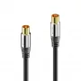 PURELINK Sonero antenos kabelis 2m S-AC000-020 Premium, koaksialinis vyriškas į moterišką, 75 Ohm, dvigubai ekranuotas, baltas