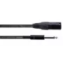 Cordial EM 5 MP XLR į 6,3 mm mono jack garso kabelis, 5 m, juodas, 14753