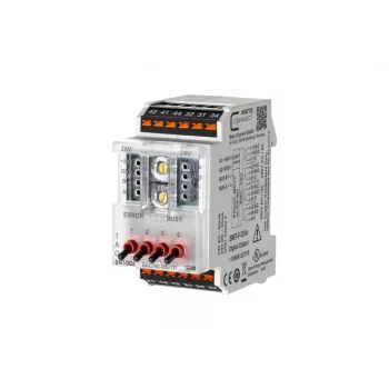 METZ BMT-F-DO4 BACnet MS/TP lauko įrenginys su 4 relių išėjimais, 4 universaliomis įvestimis, 2 analoginiais išėjimais, RS485, DIN bėgelio montavimu, 24V AC/DC 110886132170