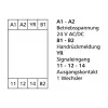 METZ Connect slenksčio jungiklis 24 V AC/DC, 1 perjungimo kontaktas, DIN bėgelis, 17,5 mm, 11066670