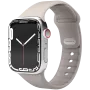 VONMÄHLEN Classic Band 2 odinis laikrodis Apple Watch 40/41/42mm, kreminės spalvos pilno grūdo odinis dirželis