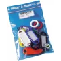 WEDO 262 10 raktų etiketės su S formos kabliukais, įvairių spalvų, 10 vienetų
