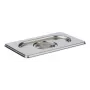 APS GN 1/9 dangtis 175 x 108 x 25 mm nerūdijantis plienas, be šaukšto įpjovos, tinka plauti indaplovėje - 1 vnt. (81591)