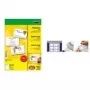SIGEL DP939 Vizitinės kortelės High White 85 x 55 mm 200 g/m² 600 kortelių (60 lapų x 10)