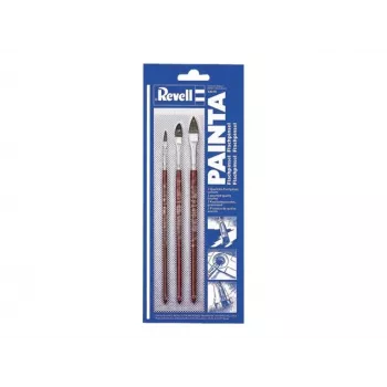 Revell plokščių teptukų rinkinys, 3 dalių (29610)