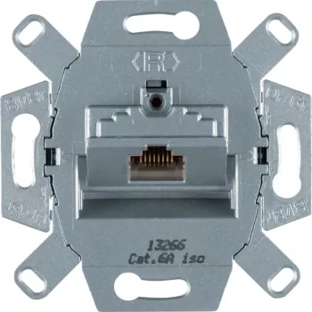 Hager G3139 RJ45 Cat.6 ekranuotas duomenų lizdo įdėklas, skirtas grindjuosčių kanalams