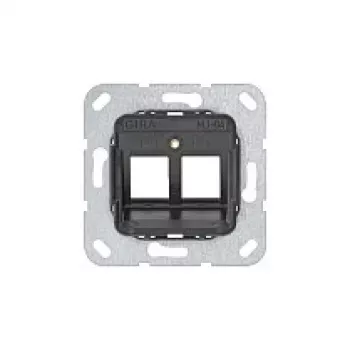 Gira 560400 atraminis žiedas Modular Jack 4, 2 vietų, antracito spalvos