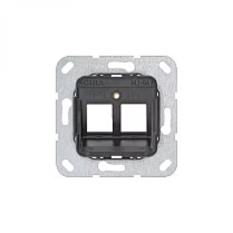 Gira 560400 atraminis žiedas Modular Jack 4, 2 vietų, antracito spalvos