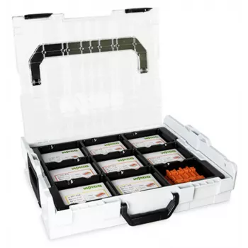 WAGO 887-927 kompaktiškas jungčių rinkinys L-BOXX 102 dėžėje, 240 vnt., 221 serija