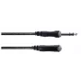 Cordial 14826 6,3 mm stereo jack prailginimo kabelis, 10 m, juodas