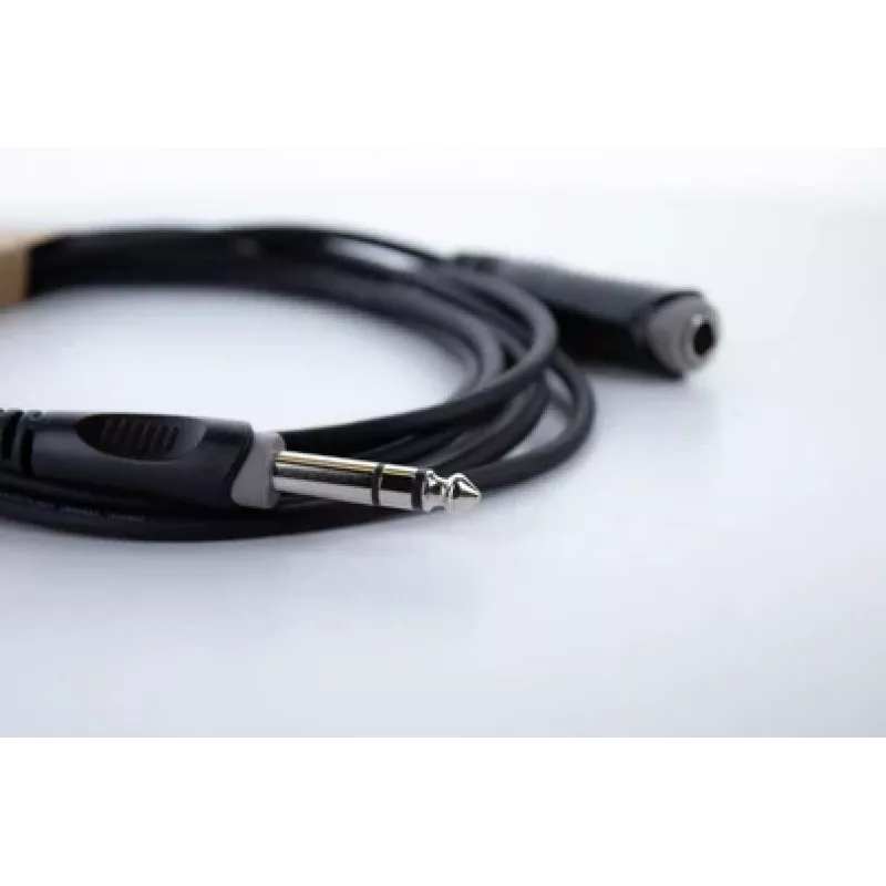 Cordial 14826 6,3 mm stereo jack prailginimo kabelis, 10 m, juodas