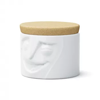 FIFTYEIGHT PRODUCTS BHS FIFTYEIGHT maisto laikymo stiklainis 900ml Cheerful White (T023101)