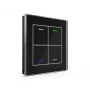 MDT Glass Push-button II Light 4-fach RGBW juodas BE-GTL4TS.01S