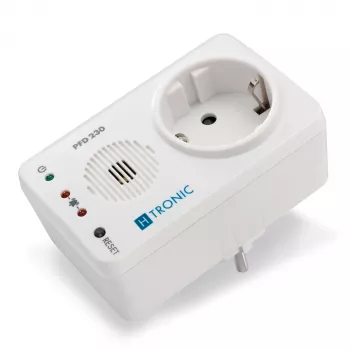 H-Tronic 1114800 elektros tiekimo sutrikimo detektorius, maitinamas baterija, 80 dB signalas