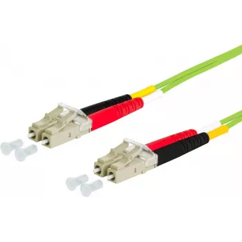 METZ CONNECT OpDAT komutacinis kabelis LC-Duplex/LC-Duplex OM5 3m žalios spalvos 151R1JOJO30E