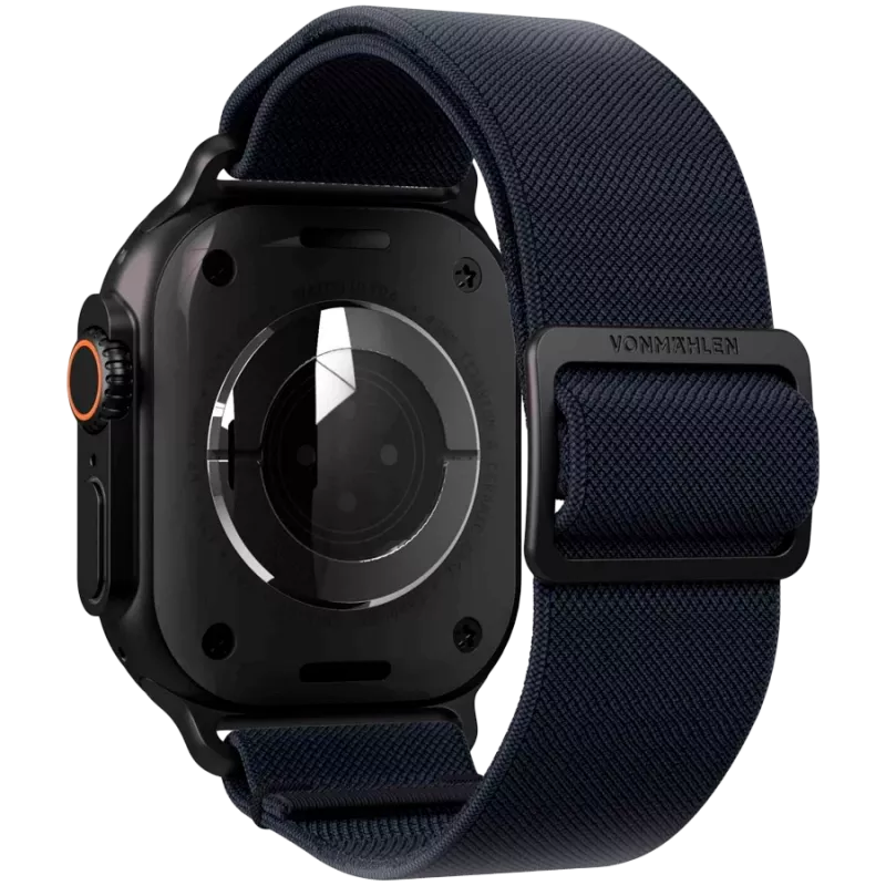 Vonmählen Classic Nylon Loop apyrankė Apple Watch 40/41/42 mm, One Size, Navy Black