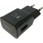 PowerRay PR-TA20EBE EU 2 kontaktų USB sieninis įkroviklis, 5V/2A, juodas, urminis