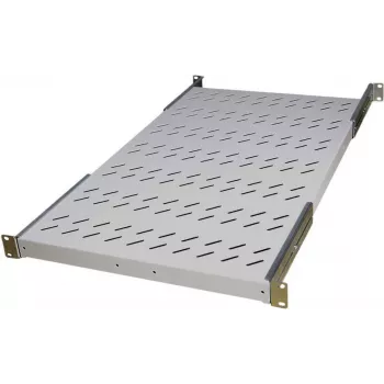 IT-BUDGET 19 inch fiksuota stovo lentyna / prietaisų dėklas, 150 kg apkrova, 750 mm gylis, šviesiai pilka 90ITB19FBX750G