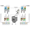 METZ CONNECT C6Amodul K 180° 25G Keystone lizdas, ekranuotas, Cat.6A, 25 Gigabit Ethernet, IDC be įrankių, cinko lydinio, GHMT sertifikuotas 130B21-25-E