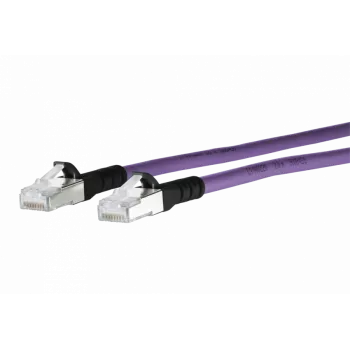 METZ CONNECT 1308451009-E Cat6a S/FTP tinklo kabelis, 1 m, violetinės spalvos