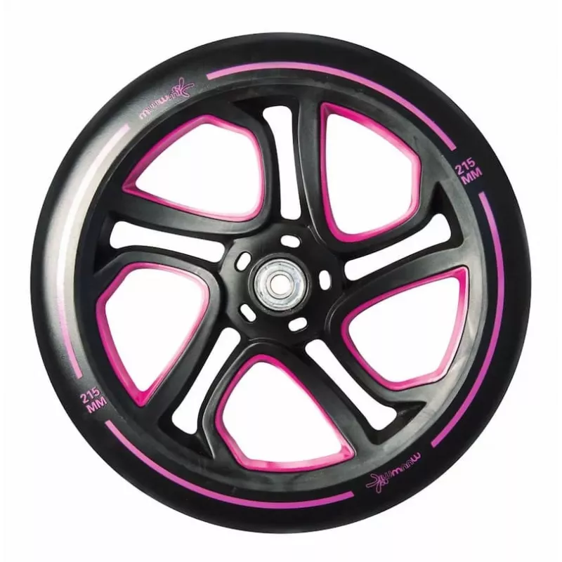 MUUWMI Aluminium Scooter PRO 215 mm, rožinė