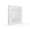 MDT BE-GTL20W.A1 Stiklinis mygtukas II Light 2-jų funkcijų RGB-W baltas žaliuzių/roletų valdymui