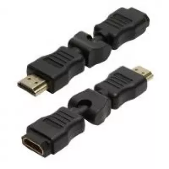 LogiLink HDMI adapteris su 270° kampu, HDMI tėtinis į HDMI lizdinį, 4K, juodas